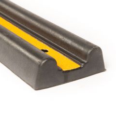 Protection noir/jaune pour murs 168 - 48 mm