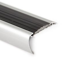Nez de marche autor aluminium noir 65x35mm - 1.5m