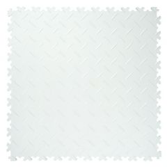 Dalles PVC clipsables diamant blanc cassé 500x500x4mm