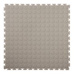 Dalles PVC clipsables pastilles gris clair 500x500x4,5mm