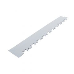 Dalles PVC clipsables angle gris clair 4mm