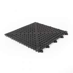 Dalle clipsable en grille noir 300x300x13 mm