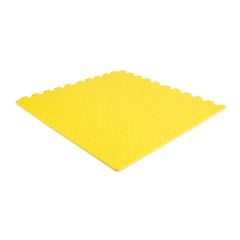 Dalles mousse checker jaune 62x62x1.2 cm  (4 dalles + 8 bords)