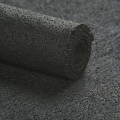 Caoutchouc régénéré noir 2mm (1,5x11 m)