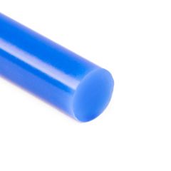 Corde silicone bleu D=3mm