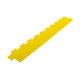 Dalles PVC clipsables bord jaune 7mm