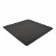 Dalles mousse checker noir 62x62x1.2 cm  (4 dalles + 8 bords)