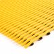 Tapis grille PVC anti-dérapante jaune (largeur 100 cm)