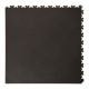 Dalles PVC clipsables aspect cuir noir 500x500x5,5mm
